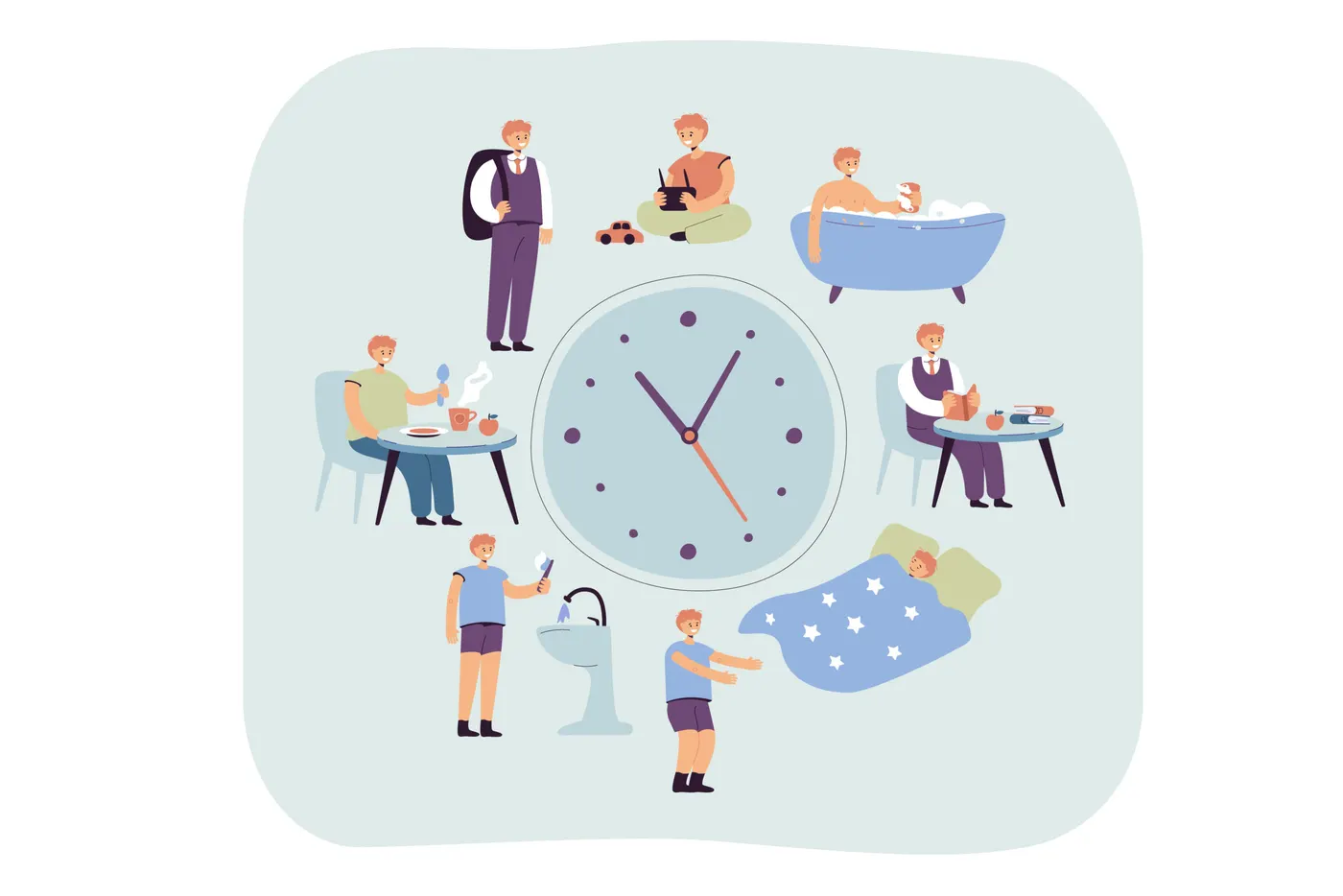 morning and night routine