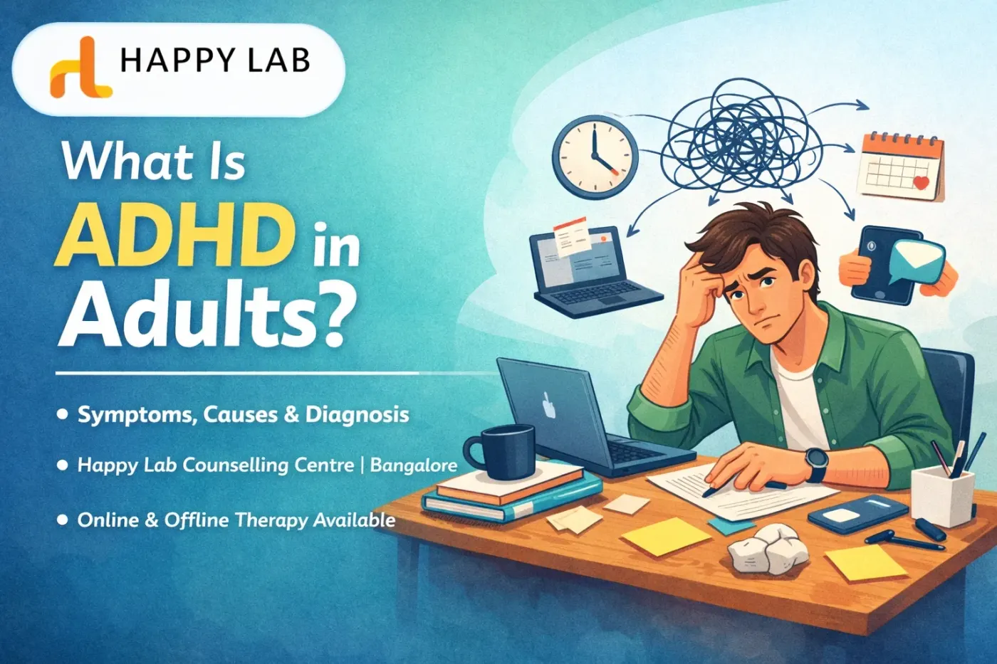 What Is ADHD in Adults? Symptoms, Causes & Diagnosis| 2026