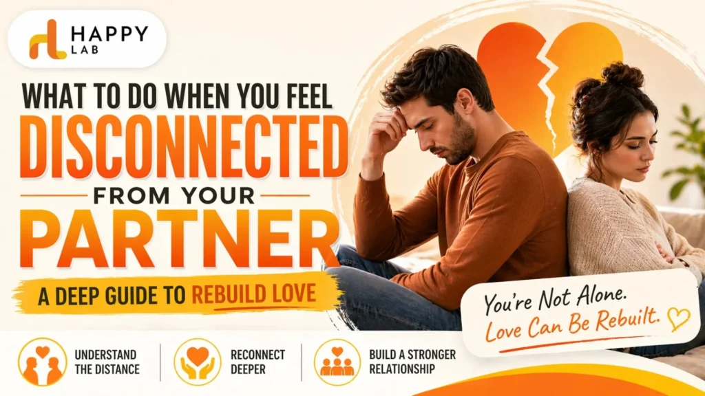 what to do when you feel disconnected from your partner