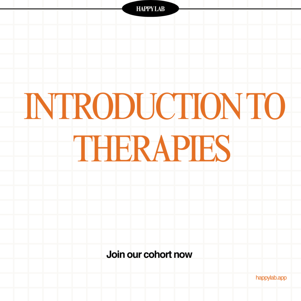Introduction to therapies