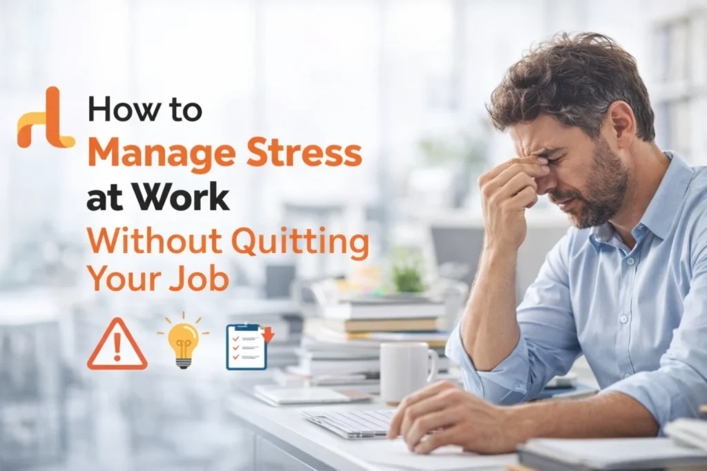 How to Manage Stress at Work in 2026 (Happy Lab)