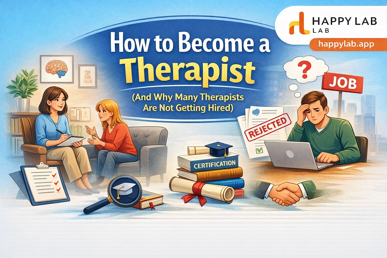 How to Become a Therapist (And Why Many Therapists Are Not Getting Hired)