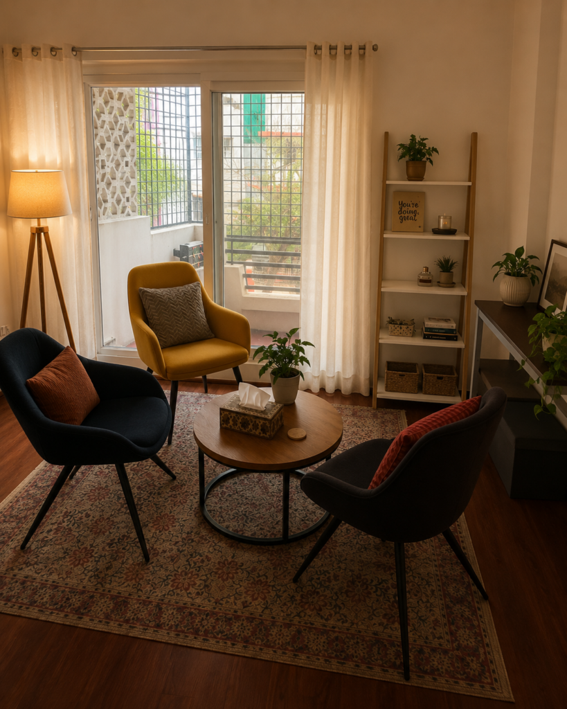 Happy Lab couples counselling room
